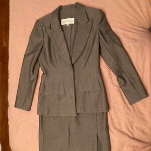 Vintage Oscar de la Renta Wool Suit